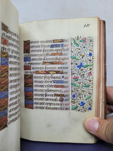 Load image into Gallery viewer, ***RESERVED*** Book of Hours, use of Paris, Circa 1480-1490. Illuminated Manuscript on Parchment from France. Master of the Cluny Romuleon. 1 Large Miniature, 8 Smaller Miniatures, 2 Historiated Initials. Beautiful Illuminated Decorative Borders