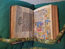 Load image into Gallery viewer, ***RESERVED*** Book of Hours, use of Paris, Circa 1480-1490. Illuminated Manuscript on Parchment from France. Master of the Cluny Romuleon. 1 Large Miniature, 8 Smaller Miniatures, 2 Historiated Initials. Beautiful Illuminated Decorative Borders