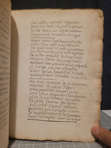 An Original Verse Paraphrase of the Psalms of David, into French Odes, 1725. Psalms 1-75, and Various Canticles. Handwritten Manuscript on Paper. A French Manuscript of a Work Rarely Seen on the Market in Handwritten Form