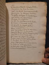 Load image into Gallery viewer, An Original Verse Paraphrase of the Psalms of David, into French Odes, 1725. Psalms 1-75, and Various Canticles. Handwritten Manuscript on Paper. A French Manuscript of a Work Rarely Seen on the Market in Handwritten Form