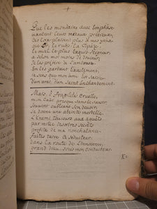 An Original Verse Paraphrase of the Psalms of David, into French Odes, 1725. Psalms 1-75, and Various Canticles. Handwritten Manuscript on Paper. A French Manuscript of a Work Rarely Seen on the Market in Handwritten Form