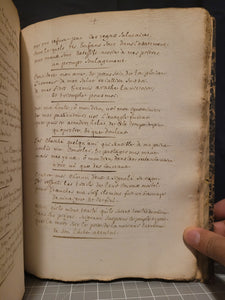 An Original Verse Paraphrase of the Psalms of David, into French Odes, 1725. Psalms 1-75, and Various Canticles. Handwritten Manuscript on Paper. A French Manuscript of a Work Rarely Seen on the Market in Handwritten Form