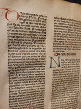 Load image into Gallery viewer, Sermones de Tempore et de Sanctis cum Quadragesimali, 1479. Beautifully Rubricated With Extravagant Initials, and Sparsely Annotated