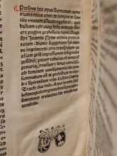 Load image into Gallery viewer, Sermones de Tempore et de Sanctis cum Quadragesimali, 1479. Beautifully Rubricated With Extravagant Initials, and Sparsely Annotated