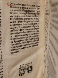 Sermones de Tempore et de Sanctis cum Quadragesimali, 1479. Beautifully Rubricated With Extravagant Initials, and Sparsely Annotated