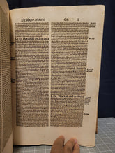 Load image into Gallery viewer, Summa Theologica. Prima-Secunda pars summe reverendissimi in Christo patris, 1511. Parts 1-2 of 4. Bound in Wooden Boards