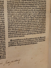 Load image into Gallery viewer, Summa Theologica. Prima-Secunda pars summe reverendissimi in Christo patris, 1511. Parts 1-2 of 4. Bound in Wooden Boards