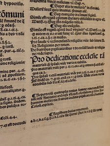 Summa Theologica. Prima-Secunda pars summe reverendissimi in Christo patris, 1511. Parts 1-2 of 4. Bound in Wooden Boards