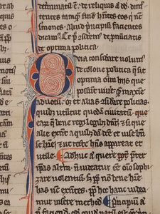 Aristotle’s Politics, and Nichomachean Ethics, Circa 1275-1300. Likely Paris, France. Extraordinarily Rare Examples of Two Substantial Fragments of Aristotle’s Works from the 13th Century, Scarcely Seen on the Market