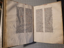 Load image into Gallery viewer, Aristotle’s Politics, and Nichomachean Ethics, Circa 1275-1300. Likely Paris, France. Extraordinarily Rare Examples of Two Substantial Fragments of Aristotle’s Works from the 13th Century, Scarcely Seen on the Market