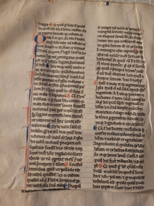 Aristotle’s Politics, and Nichomachean Ethics, Circa 1275-1300. Likely Paris, France. Extraordinarily Rare Examples of Two Substantial Fragments of Aristotle’s Works from the 13th Century, Scarcely Seen on the Market