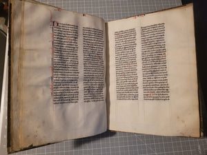 Aristotle’s Politics, and Nichomachean Ethics, Circa 1275-1300. Likely Paris, France. Extraordinarily Rare Examples of Two Substantial Fragments of Aristotle’s Works from the 13th Century, Scarcely Seen on the Market