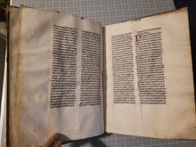 Load image into Gallery viewer, Aristotle’s Politics, and Nichomachean Ethics, Circa 1275-1300. Likely Paris, France. Extraordinarily Rare Examples of Two Substantial Fragments of Aristotle’s Works from the 13th Century, Scarcely Seen on the Market