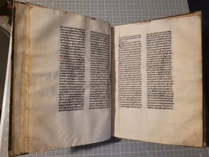 Aristotle’s Politics, and Nichomachean Ethics, Circa 1275-1300. Likely Paris, France. Extraordinarily Rare Examples of Two Substantial Fragments of Aristotle’s Works from the 13th Century, Scarcely Seen on the Market