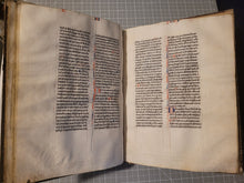 Load image into Gallery viewer, Aristotle’s Politics, and Nichomachean Ethics, Circa 1275-1300. Likely Paris, France. Extraordinarily Rare Examples of Two Substantial Fragments of Aristotle’s Works from the 13th Century, Scarcely Seen on the Market