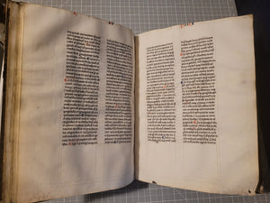 Aristotle’s Politics, and Nichomachean Ethics, Circa 1275-1300. Likely Paris, France. Extraordinarily Rare Examples of Two Substantial Fragments of Aristotle’s Works from the 13th Century, Scarcely Seen on the Market