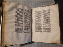 Load image into Gallery viewer, Aristotle’s Politics, and Nichomachean Ethics, Circa 1275-1300. Likely Paris, France. Extraordinarily Rare Examples of Two Substantial Fragments of Aristotle’s Works from the 13th Century, Scarcely Seen on the Market