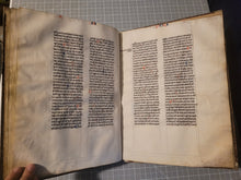 Load image into Gallery viewer, Aristotle’s Politics, and Nichomachean Ethics, Circa 1275-1300. Likely Paris, France. Extraordinarily Rare Examples of Two Substantial Fragments of Aristotle’s Works from the 13th Century, Scarcely Seen on the Market