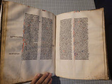 Load image into Gallery viewer, Aristotle’s Politics, and Nichomachean Ethics, Circa 1275-1300. Likely Paris, France. Extraordinarily Rare Examples of Two Substantial Fragments of Aristotle’s Works from the 13th Century, Scarcely Seen on the Market