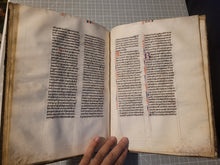 Load image into Gallery viewer, Aristotle’s Politics, and Nichomachean Ethics, Circa 1275-1300. Likely Paris, France. Extraordinarily Rare Examples of Two Substantial Fragments of Aristotle’s Works from the 13th Century, Scarcely Seen on the Market