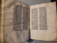 Load image into Gallery viewer, Aristotle’s Politics, and Nichomachean Ethics, Circa 1275-1300. Likely Paris, France. Extraordinarily Rare Examples of Two Substantial Fragments of Aristotle’s Works from the 13th Century, Scarcely Seen on the Market