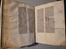 Load image into Gallery viewer, Aristotle’s Politics, and Nichomachean Ethics, Circa 1275-1300. Likely Paris, France. Extraordinarily Rare Examples of Two Substantial Fragments of Aristotle’s Works from the 13th Century, Scarcely Seen on the Market