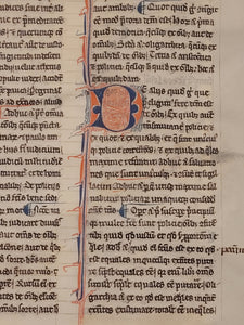 Aristotle’s Politics, and Nichomachean Ethics, Circa 1275-1300. Likely Paris, France. Extraordinarily Rare Examples of Two Substantial Fragments of Aristotle’s Works from the 13th Century, Scarcely Seen on the Market