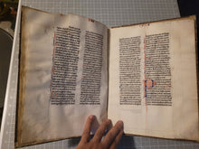 Load image into Gallery viewer, Aristotle’s Politics, and Nichomachean Ethics, Circa 1275-1300. Likely Paris, France. Extraordinarily Rare Examples of Two Substantial Fragments of Aristotle’s Works from the 13th Century, Scarcely Seen on the Market