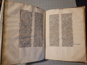 Aristotle’s Politics, and Nichomachean Ethics, Circa 1275-1300. Likely Paris, France. Extraordinarily Rare Examples of Two Substantial Fragments of Aristotle’s Works from the 13th Century, Scarcely Seen on the Market