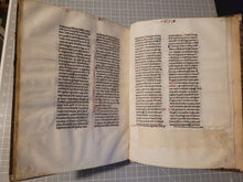 Load image into Gallery viewer, Aristotle’s Politics, and Nichomachean Ethics, Circa 1275-1300. Likely Paris, France. Extraordinarily Rare Examples of Two Substantial Fragments of Aristotle’s Works from the 13th Century, Scarcely Seen on the Market