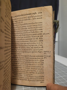 Paedagogi Christiani Tomus II: In Quo Christianae Perfectionis Pars Tertia, Que Est De Ferendis aequo animo rebus aduersis, edisseritur, Et Remedia Salutaria Suggeruntur, 1656. Bound in a 15th Century Manuscript