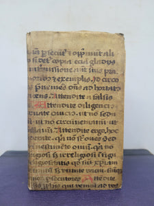 Des Barmhertzigen Samariters Dritter Theil, In einen approbirten Haus-Artzt, oder compendiösen Hausapothecken vorgestellt, 1720(?). Bound in a Late 12th Century Biblical Manuscript, Containing Matthew 7-15