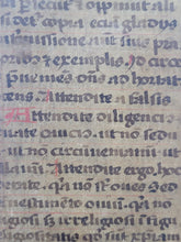 Load image into Gallery viewer, Des Barmhertzigen Samariters Dritter Theil, In einen approbirten Haus-Artzt, oder compendiösen Hausapothecken vorgestellt, 1720(?). Bound in a Late 12th Century Biblical Manuscript, Containing Matthew 7-15