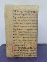 Load image into Gallery viewer, Des Barmhertzigen Samariters Dritter Theil, In einen approbirten Haus-Artzt, oder compendiösen Hausapothecken vorgestellt, 1720(?). Bound in a Late 12th Century Biblical Manuscript, Containing Matthew 7-15