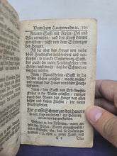 Load image into Gallery viewer, Des Barmhertzigen Samariters Dritter Theil, In einen approbirten Haus-Artzt, oder compendiösen Hausapothecken vorgestellt, 1720(?). Bound in a Late 12th Century Biblical Manuscript, Containing Matthew 7-15