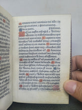 Load image into Gallery viewer, Hore Beate Marie Virginis Secundum usum Parisiensem, 1528. Extremely Scarce Book of Hours Printed on Vellum, With 11 Miniatures. Recorded as a Lost Edition on USTC