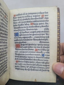 Hore Beate Marie Virginis Secundum usum Parisiensem, 1528. Extremely Scarce Book of Hours Printed on Vellum, With 11 Miniatures. Recorded as a Lost Edition on USTC