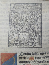 Load image into Gallery viewer, Hore Beate Marie Virginis Secundum usum Parisiensem, 1528. Extremely Scarce Book of Hours Printed on Vellum, With 11 Miniatures. Recorded as a Lost Edition on USTC