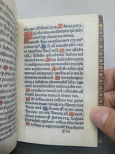 Load image into Gallery viewer, Hore Beate Marie Virginis Secundum usum Parisiensem, 1528. Extremely Scarce Book of Hours Printed on Vellum, With 11 Miniatures. Recorded as a Lost Edition on USTC