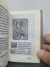 Load image into Gallery viewer, Hore Beate Marie Virginis Secundum usum Parisiensem, 1528. Extremely Scarce Book of Hours Printed on Vellum, With 11 Miniatures. Recorded as a Lost Edition on USTC