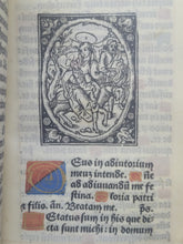 Load image into Gallery viewer, Hore Beate Marie Virginis Secundum usum Parisiensem, 1528. Extremely Scarce Book of Hours Printed on Vellum, With 11 Miniatures. Recorded as a Lost Edition on USTC