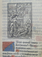 Load image into Gallery viewer, Hore Beate Marie Virginis Secundum usum Parisiensem, 1528. Extremely Scarce Book of Hours Printed on Vellum, With 11 Miniatures. Recorded as a Lost Edition on USTC