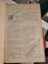 Load image into Gallery viewer, Comedies, Histories, and Tragedies. Published according to the true Original Copies. Unto which is added, Seven Plays, never before Printed in Folio... The Fourth Edition, 1685
