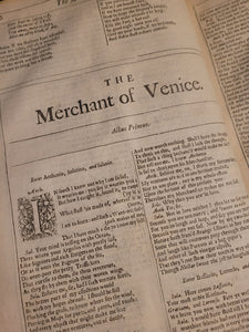 Comedies, Histories, and Tragedies. Published according to the true Original Copies. Unto which is added, Seven Plays, never before Printed in Folio... The Fourth Edition, 1685