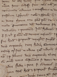 ***RESERVED*** Medieval Charter. Manuscript on Parchment, 1272. Merchant Jacques De Lépine Receives Payment of 38 Sols on a House in Paris