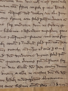 ***RESERVED*** Medieval Charter. Manuscript on Parchment, 1272. Merchant Jacques De Lépine Receives Payment of 38 Sols on a House in Paris