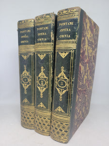 Ioannis Iouiani Pontani Opera omnia soluta oratione composita, 1518-1519. Complete Three Volume Set. Containing the Oft Censored Charon Dialogues
