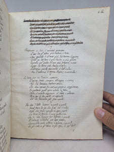 Le Metamorfosi di Ovidio Ridotte da Gio Andrea dell'Anguillara, 1584. With Several Pages of Text Supplemented by an Early Hand