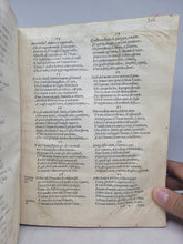 Load image into Gallery viewer, Le Metamorfosi di Ovidio Ridotte da Gio Andrea dell&#39;Anguillara, 1584. With Several Pages of Text Supplemented by an Early Hand