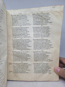 Le Metamorfosi di Ovidio Ridotte da Gio Andrea dell'Anguillara, 1584. With Several Pages of Text Supplemented by an Early Hand